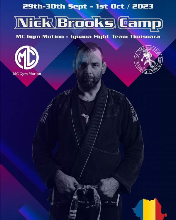 Camp de Jiujitsu brazilian   Timișoara 29 Sept - 1 Oct 2023
